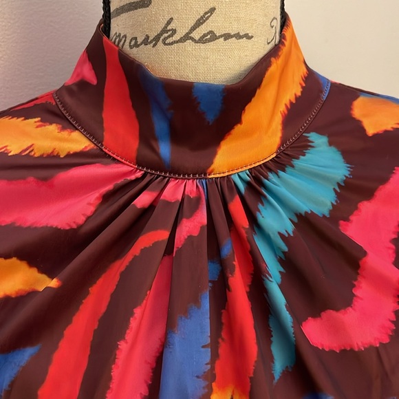 L’ATISTE | Women’s High Neck Cut Out Mini Dress Size Medium M - Picture 4 of 13